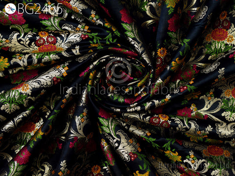 Wedding Dress Brocade, black brocade fabric, Bridal Fabric, Furniture Covers Fabric, Craft Jacquard Fabric, Brocade For Lehengas