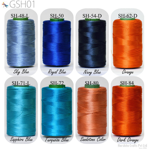 embroidery supply, sewing supply, sewing thread , hand embroidery, art silk thread, silk thread spool