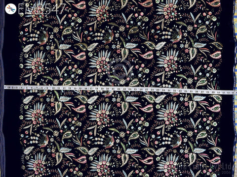 Indian Embroidered fabric, Cushion Covers Fabric, Pillowcases Fabric, Kids Crafting Fabric, Sewing Fabric, Party Dresses Fabric
