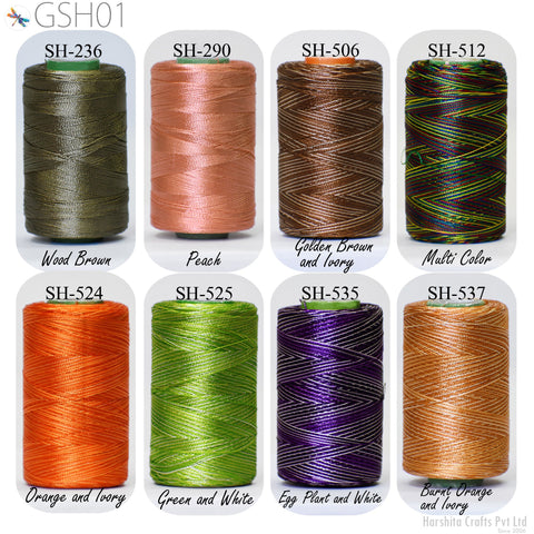silk thread for Applique, silk thread for Micro-stippling, Sewing, silk thread for Quilting