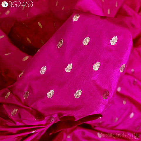 Pure Mysore Silk Fabric by The Yard Zari Buttie Indian Fabric, crafting fabric, outdoor fabric, indoor fabric, drapery fabric