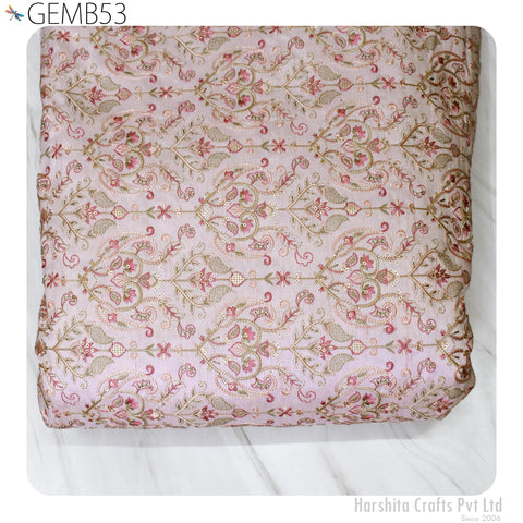 Embroidered Fabric, Online Embroidery Fabric, Floral Embroidery Fabric, Sewing Fabric, Cusciniarredo, Floral Work Fabric, Soft Cotton, Floral Embroidery Fabric