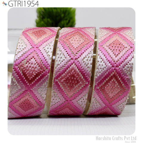 9 Yard Indian Trim Decor Sari Border DIY Crafting Ribbon Sewing Fabric Embroidered Decorative Costumes Cushion Curtain Home Decor Trimming