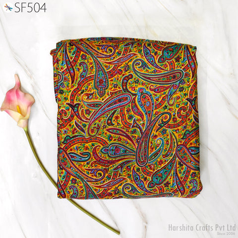 pure printed silk for doll making,   projects making pure printed silk fabric, upholstery pure printed silk fabric, summer dresses making pure printed silk fabric