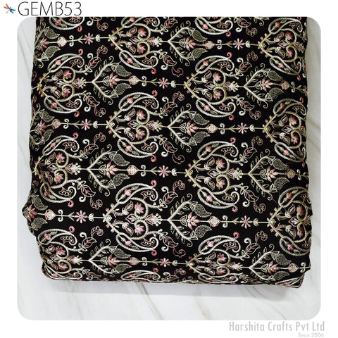 Sewing dress fabric, embroidered dress material, embroidery tops, jackets making fabric, Quilting dress