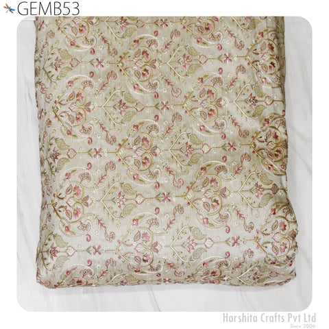 Wedding Dress Fabric, Top Making Fabric, Floral Frock Embroidery Fabric, Soft Fabric, Curtains Fabric