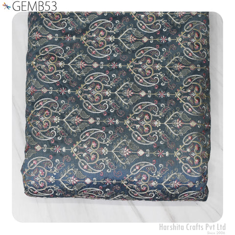 Plazzo Making Fabric, Indian Dress Fabric, Embroidered Yardage Fabric, Costume Dress Fabric, Cusciniarredo, Costume Dress Fabric