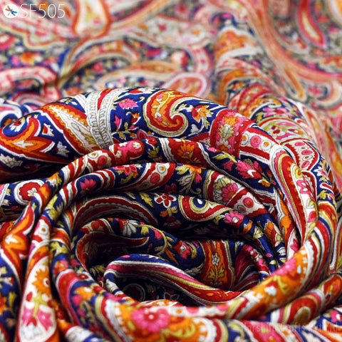 dupatta silk fabric, crafting print silk, sewing crafting fabric, sari printed silk fabric, charismas dresses silk, party wear sari fabric, suits printed silk fabric