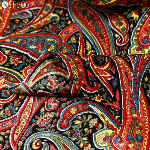 Indian Pure Printed Silk, Decorative Fabric, Pure Printed Silk Fabric, Doll Dress Pure Printed Silk, Crafting Pure Printed Fabric, Party Wear Printed Pure Silk, Indian Fabric