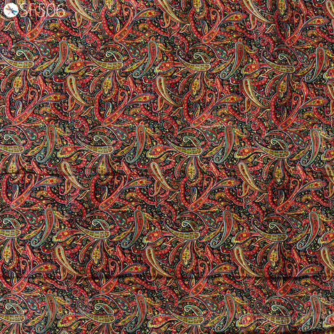 Décor Fabric, Home Décor Silk, Mulberry Silk, Printed Fabric, Outdoor Fabric, Pure Printed Silk, Pure Silk For Wall Décor, Unstitched Printed Silk Curtains Fabric, Skirts Making Printed Silk