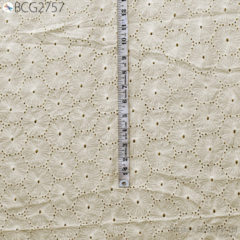 Costume Making Fabric, Designer Dresses Eyelet Fabric, Indian Embroidered Eyelet Fabric, Eyelet Fabric Sale, Eyelet Fabric In Best Price