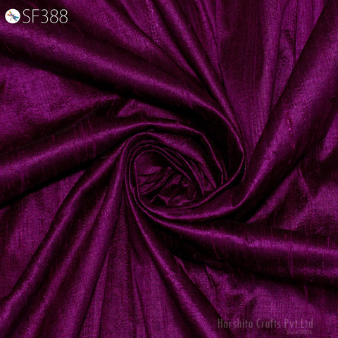 Pure Dupioni Fabric by the Yard Indian Iridescent Plum Black Shantung Raw Silk Dupion Wedding Bridal Dresses Sewing Upholstery Pillowcase