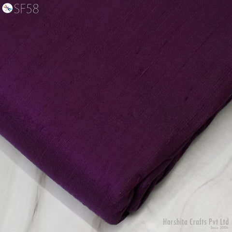 Violet Indian Pure Dupioni Silk Raw fabric by the Yard Dupion Wedding Bridesmaid Prom Dresses Crafting Sewing Pillowcases Costume Upholstery