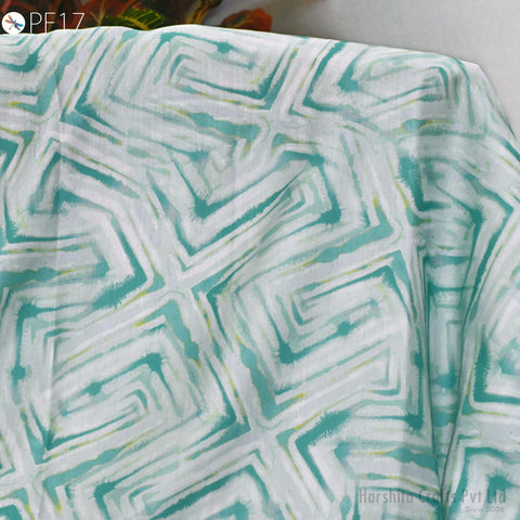 Modal Satin Fabric by The Yard Indian Soft Printed Fabric Women Flowy Summer Dresses Shirt Clothing Wedding Costumes Drapery Sewing Crafting