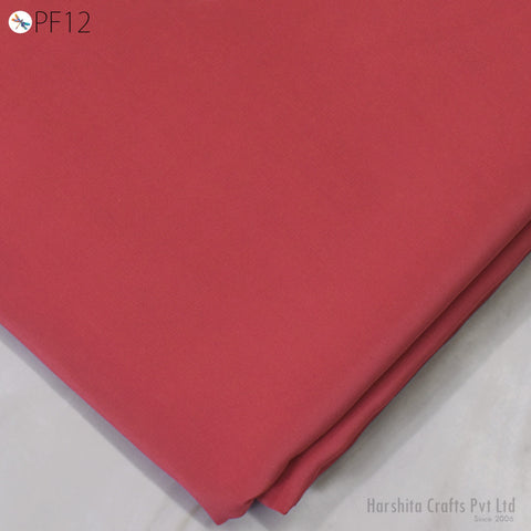 54'' Carrot Red Indian Italian Crepe fabric By Yard Flowy Soft Summer Dress Comfortable Clothing Party Costumes Drapery Sewing DIY Crafting