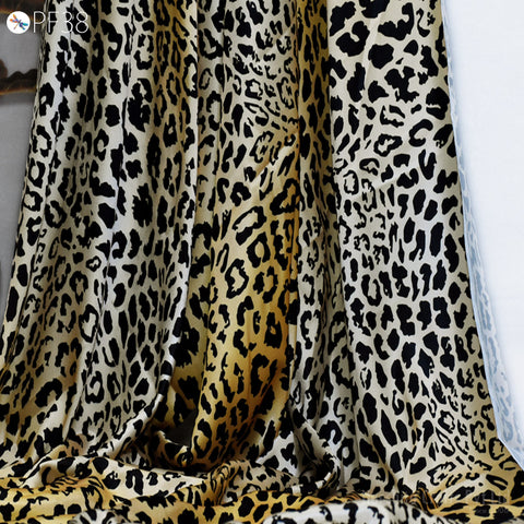 Satin Printed fabric By Yard Indian Animal Print Soft Flowy fabric Summer Dresses Shirt Co-ord Set Clothing Party Costumes Drapery Sewing