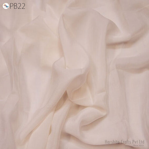 Dyeable Blended Crepe Fabric by the Yard Indian Dress Costume Apparel Dupatta Wedding Dresses Bridesmaid Crafting Sewing Home Decor Lining