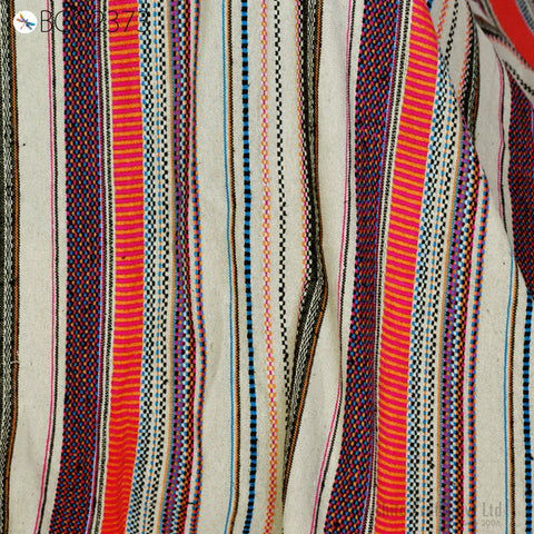 Indian Upholstery Cotton Fabric Sold By The Yard Beige Woven Textile Home Decor Bedcovers DIY Crafting Sew Tote Bags Draperies Cushion Cover