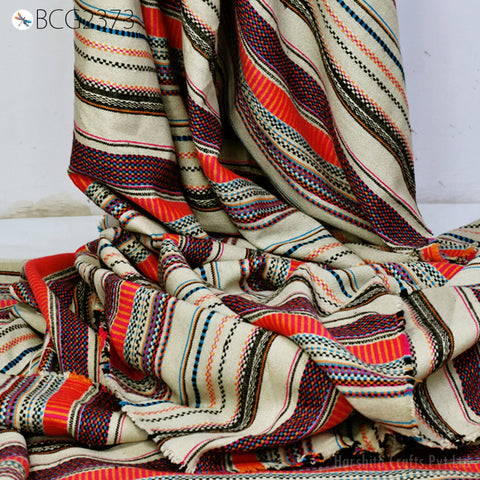 Indian Upholstery Cotton Fabric Sold By The Yard Beige Woven Textile Home Decor Bedcovers DIY Crafting Sew Tote Bags Draperies Cushion Cover