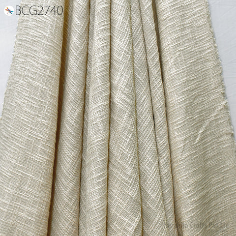 62'' Unbleached Cotton Fabric Indian Hand-woven Textile Grey Cotton Fabric by The Yard Upholstery Bedcovers Crafting Sew Tote Bags Draperies