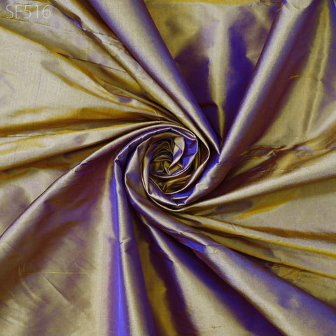 80gsm Iridescent Indian Pure Silk Fabric by the yard Soft Silk Scarf Apparel Textile Wedding Evening Renaissance Dresses Theatrical Costumes