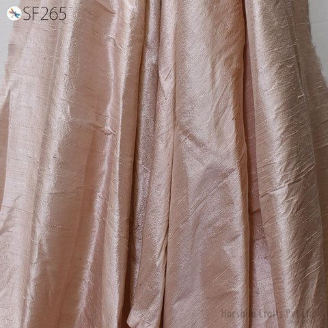 Dusty Rose Color Pure Dupioni Fabric by Yard Indian Raw Silk Wedding Dresses Pillow Cases Drapery Curtains Cushions Costumes Home Decor