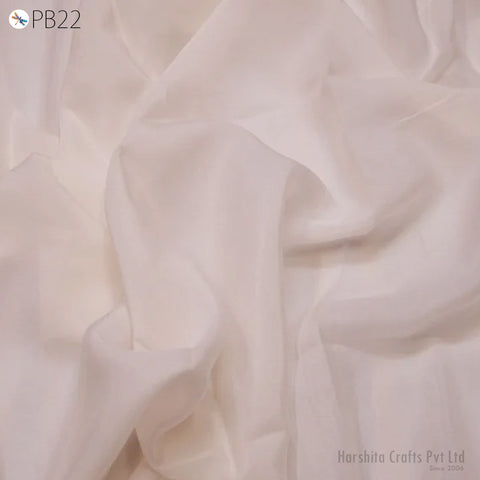 Dyeable Blended Crepe Fabric by the Yard Indian Dress Costume Apparel Dupatta Wedding Dresses Bridesmaid Crafting Sewing Home Decor Lining