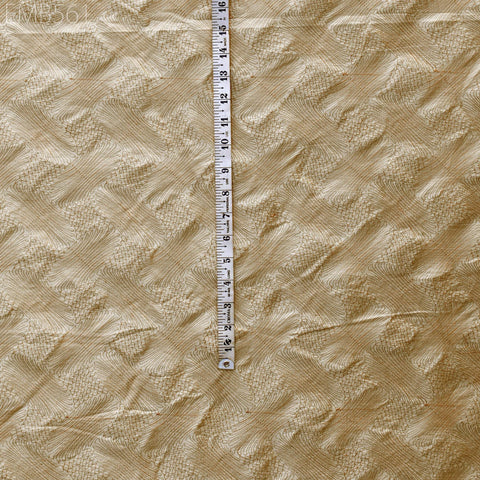 Beige Fabric by the yard Sewing DIY Crafting Indian Embroidery Wedding Dress Costumes Dolls Bags Cushion Covers Table Runners Blouses