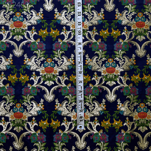 Dress Material Brocade Fabric by the Yard Historic Costume Indian Banarasi Wedding Skirts Banaras Knee Length Coat Sewing Upholstery Drapery