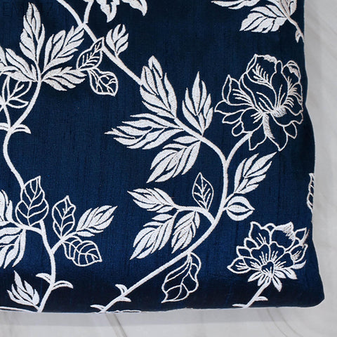 Indian Embroidered by the yard Fabric Sewing DIY Crafting Embroidery Wedding Dresses Fabric Costumes Dolls Bags Cushion Covers Table Runners