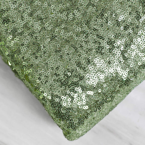 Pistachio Green Georgette Sequin Wedding Dress Embroidered Fabric by Yard Indian Sequin fabric Saree Crafting Sewing Costumes Doll Making