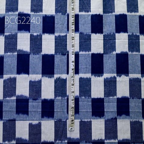 Blue Ikat Fabric Yardage Handloom Upholstery Fabric Cotton sold by yard Ikat Home Decor Bedcovers Tablecloth Draperies Pillowcases