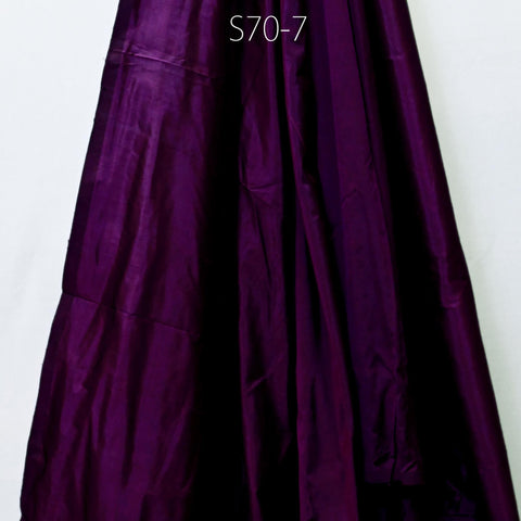 80gsm Iridescent Violet Black Indian Pure Silk Fabric by the yard Soft Silk Curtains Scarf Costume Apparels Wedding Evening Dresses Dolls