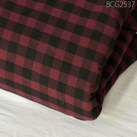 Indian Check Ikat Cotton Fabric By Yard Homespun Handwoven Cushion Covers Crafting Summer Women Pajamas Kids Shorts Sewing Kitchen Curtains