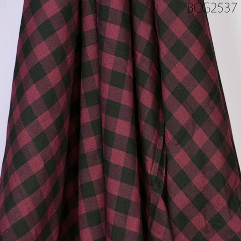 Indian Check Ikat Cotton Fabric By Yard Homespun Handwoven Cushion Covers Crafting Summer Women Pajamas Kids Shorts Sewing Kitchen Curtains