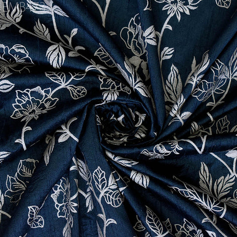 Indian Embroidered by the yard Fabric Sewing DIY Crafting Embroidery Wedding Dresses Fabric Costumes Dolls Bags Cushion Covers Table Runners