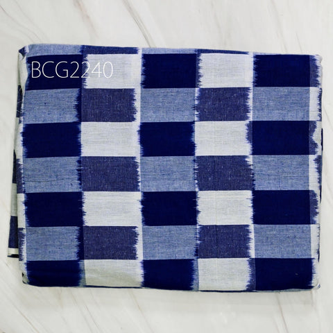 Blue Ikat Fabric Yardage Handloom Upholstery Fabric Cotton sold by yard Ikat Home Decor Bedcovers Tablecloth Draperies Pillowcases