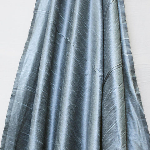 Grey Embroidered Fabric by the yard Sewing DIY Crafting Indian Embroidery Wedding Dress Costumes Dolls Cushion Covers Table Runners Blouses