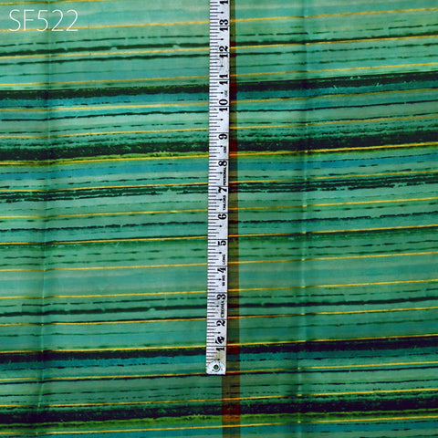 Green Pure Silk Organza Saree Indian Printed Fabric by the Yard Crafting Sewing Bride Wedding Dresses Costumes Women Apparel Light Weight