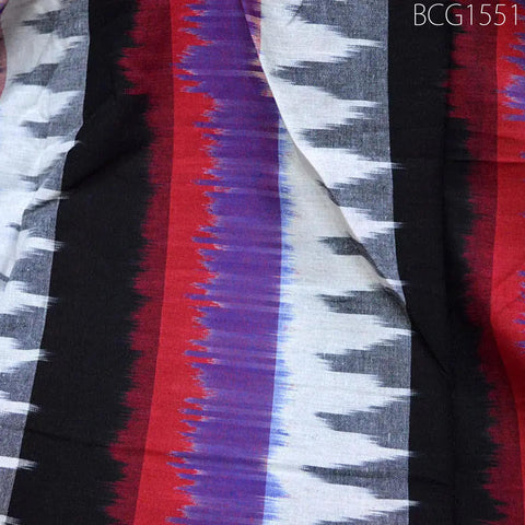 Purple Homespun Ikat Fabric cotton fabric by the yard Quilting Indian Fabric Summer Dress Ikat cushion cover Handloom Ikat fabric