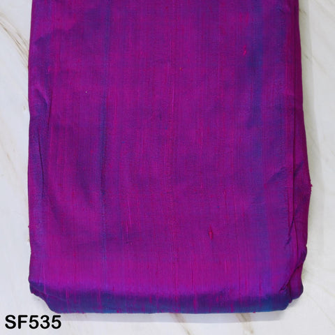 Iridescent Blue Magenta Pure Dupioni Fabric Yardage Wedding Bridesmaid Dresses Indian Raw Silk Dupion Crafting Sewing Upholstery Drapery