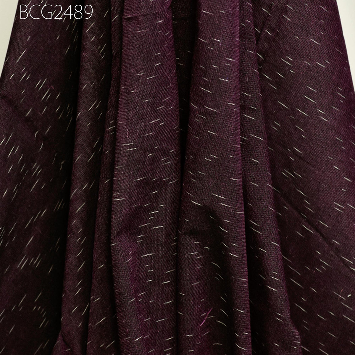 Indian Handloom Ikat Cotton Fabric by yard Homespun Dark Voilet Quilti ...