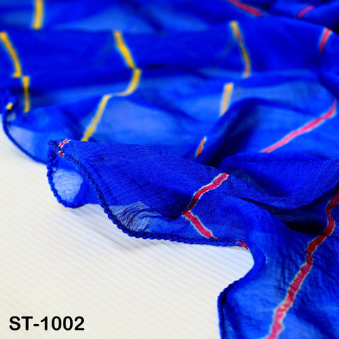 Buy 2 Chiffon Dupatta Chunri - Indian Leheriya Chiffon Dupatta For Indian Decor - Handmade Tie Dye Scarf - Head Bandanna - Chunri Scarf