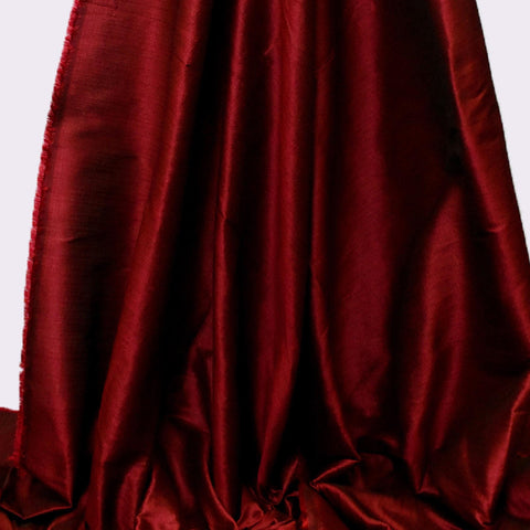 Indian Embroidered Fabric by the yard Sewing DIY Crafting Burgundy Embroidery Wedding Dresses Fabric Costumes Bags Cushion Table Runners