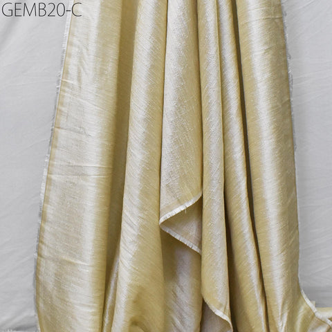 Beige Floral Indian Embroidered Fabric by the yard Sewing DIY Crafting Embroidery Wedding Dress Theatrical Costumes Waistcoat Cushion Cover