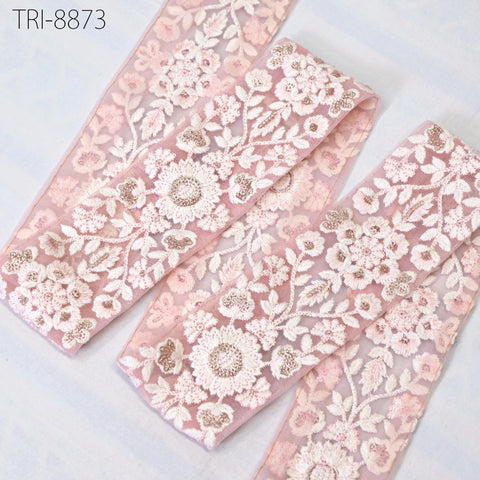 beautiful embroidered saree trim