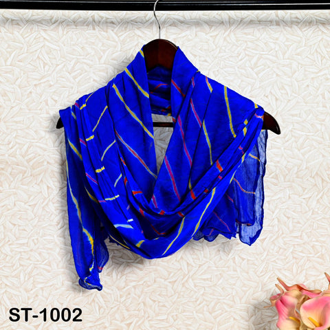 Buy 2 Chiffon Dupatta Chunri - Indian Leheriya Chiffon Dupatta For Indian Decor - Handmade Tie Dye Scarf - Head Bandanna - Chunri Scarf