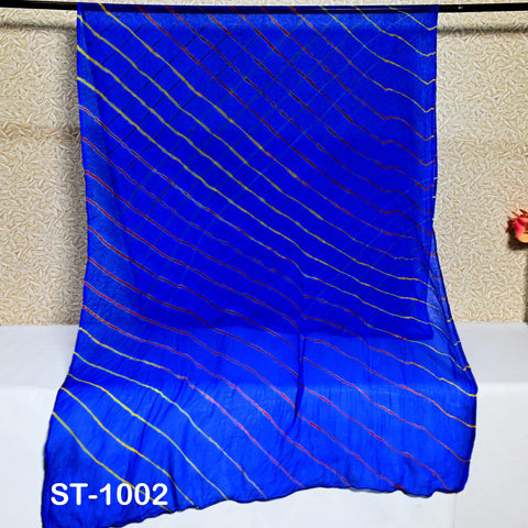 Buy 2 Chiffon Dupatta Chunri - Indian Leheriya Chiffon Dupatta For Indian Decor - Handmade Tie Dye Scarf - Head Bandanna - Chunri Scarf