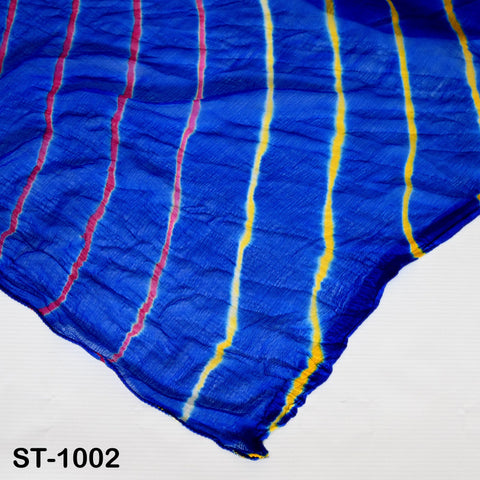 Buy 2 Chiffon Dupatta Chunri - Indian Leheriya Chiffon Dupatta For Indian Decor - Handmade Tie Dye Scarf - Head Bandanna - Chunri Scarf