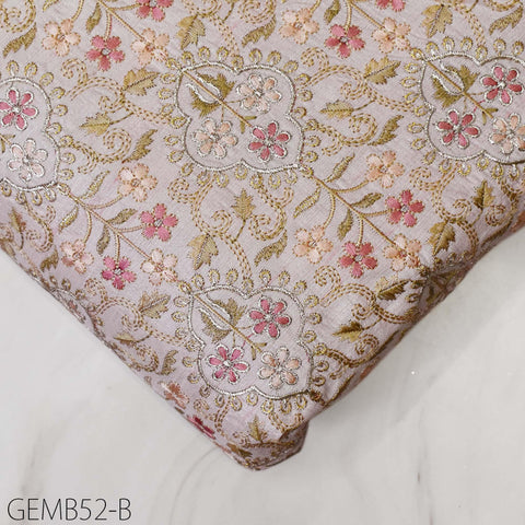 Wedding Dresses Embroidered Fabric by the yard Sewing DIY Crafting Indian Pink Embroidery Costumes Curtains Cushions Table Runners Blouses